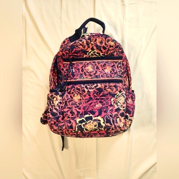 Vera Bradley Handbags - Vera Bradley Floral Campus Backpack